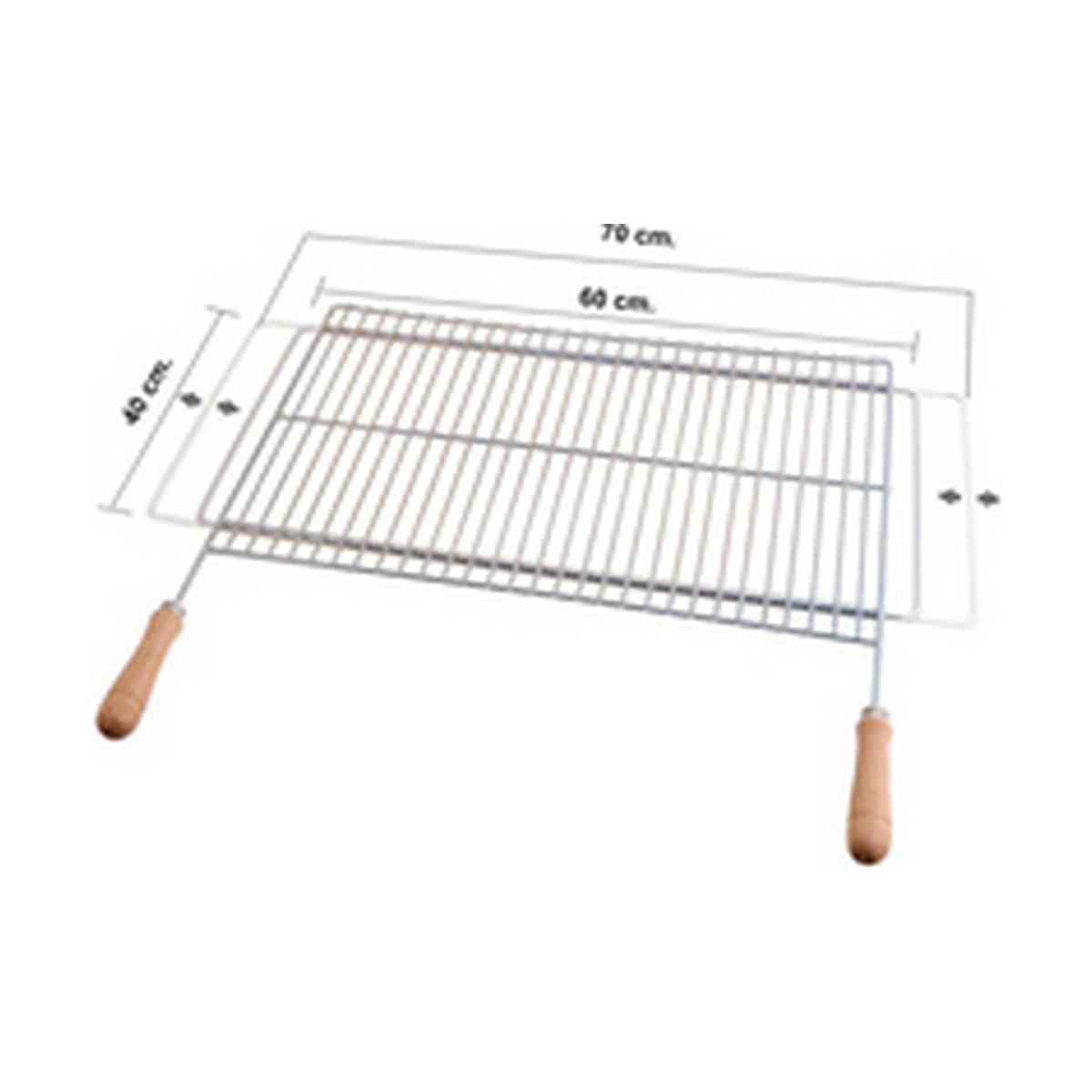 Grill Sauvic Acciaio zincato 60 x 40 cm 3 S7900607_1