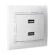 Placca per Interruttore della Luce Solera erp2usbu 1 S7906901_0