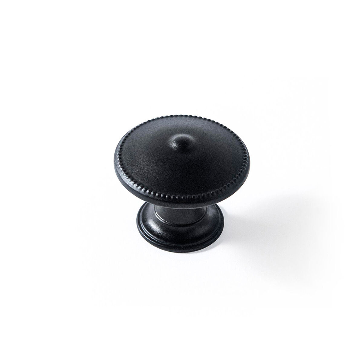 Pomo Rei 3121 Nero Metallo Ø 30 x 24 mm 4 Pezzi 2 S7912568_0