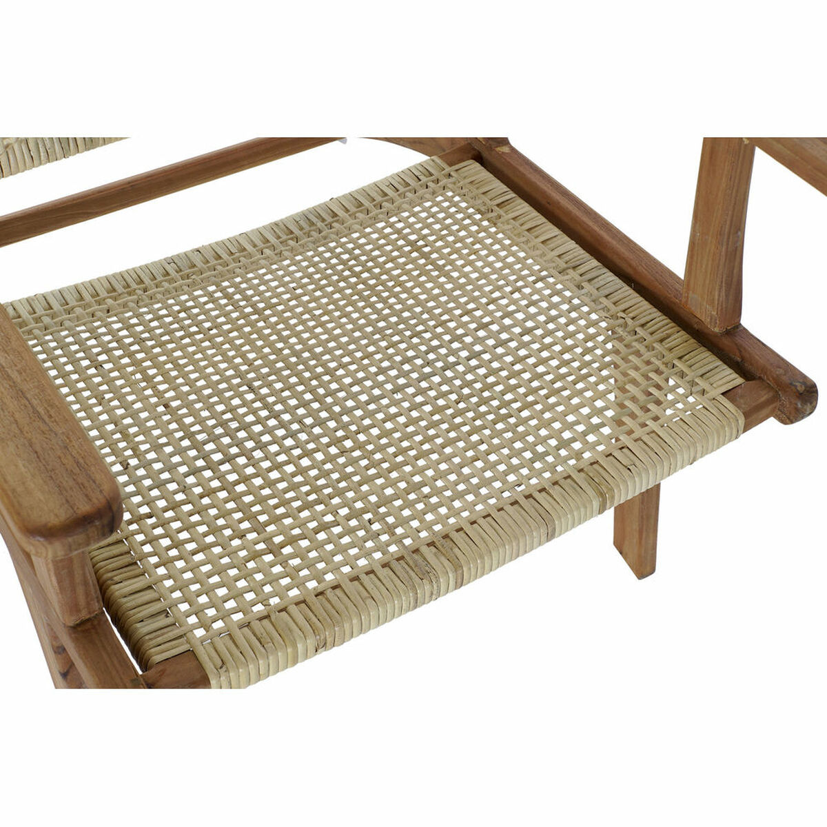 Poltrona DKD Home Decor MB-182316 Naturale Teca Marrone Chiaro Rattan (69 x 78 x 68 cm) 3 S3015966_1
