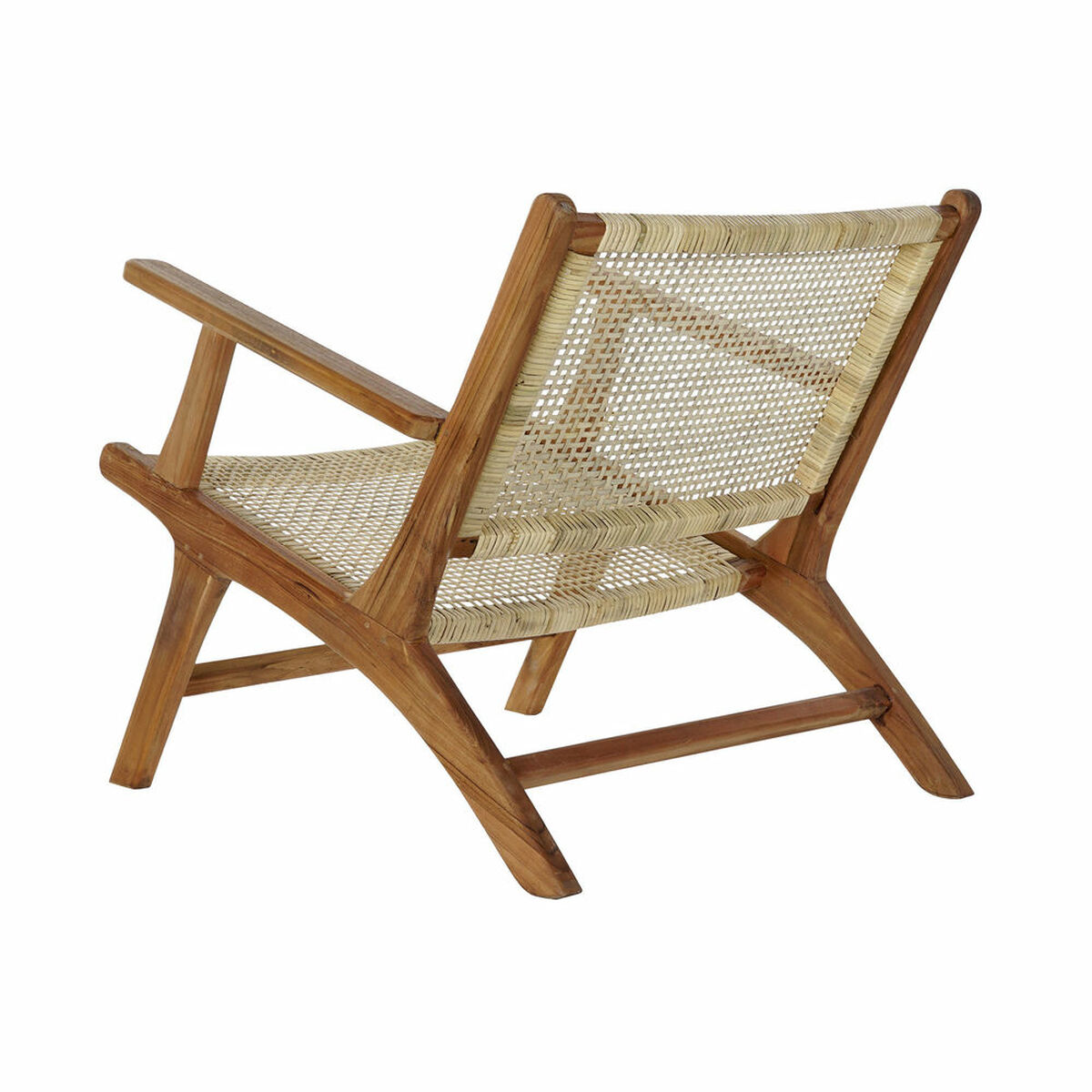 Poltrona DKD Home Decor MB-182316 Naturale Teca Marrone Chiaro Rattan (69 x 78 x 68 cm) 6 S3015966_4