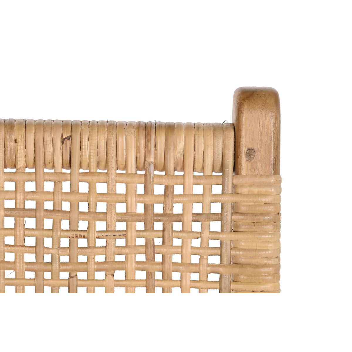 Sedia DKD Home Decor 51 x 48 x 86 cm 51 x 54 x 86 cm Naturale Teca Marrone Chiaro Rattan 6 S3034243_4