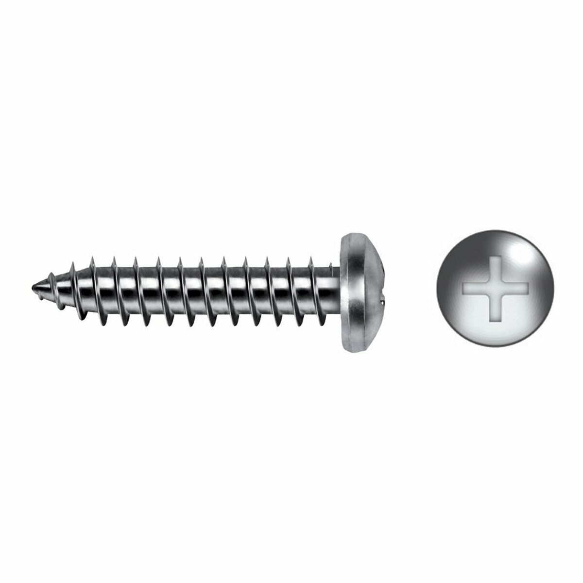 Scatola a viti CELO 3,9 x 19 mm Vite per lamiera 500 Unità Zincato 2 S7909035_0