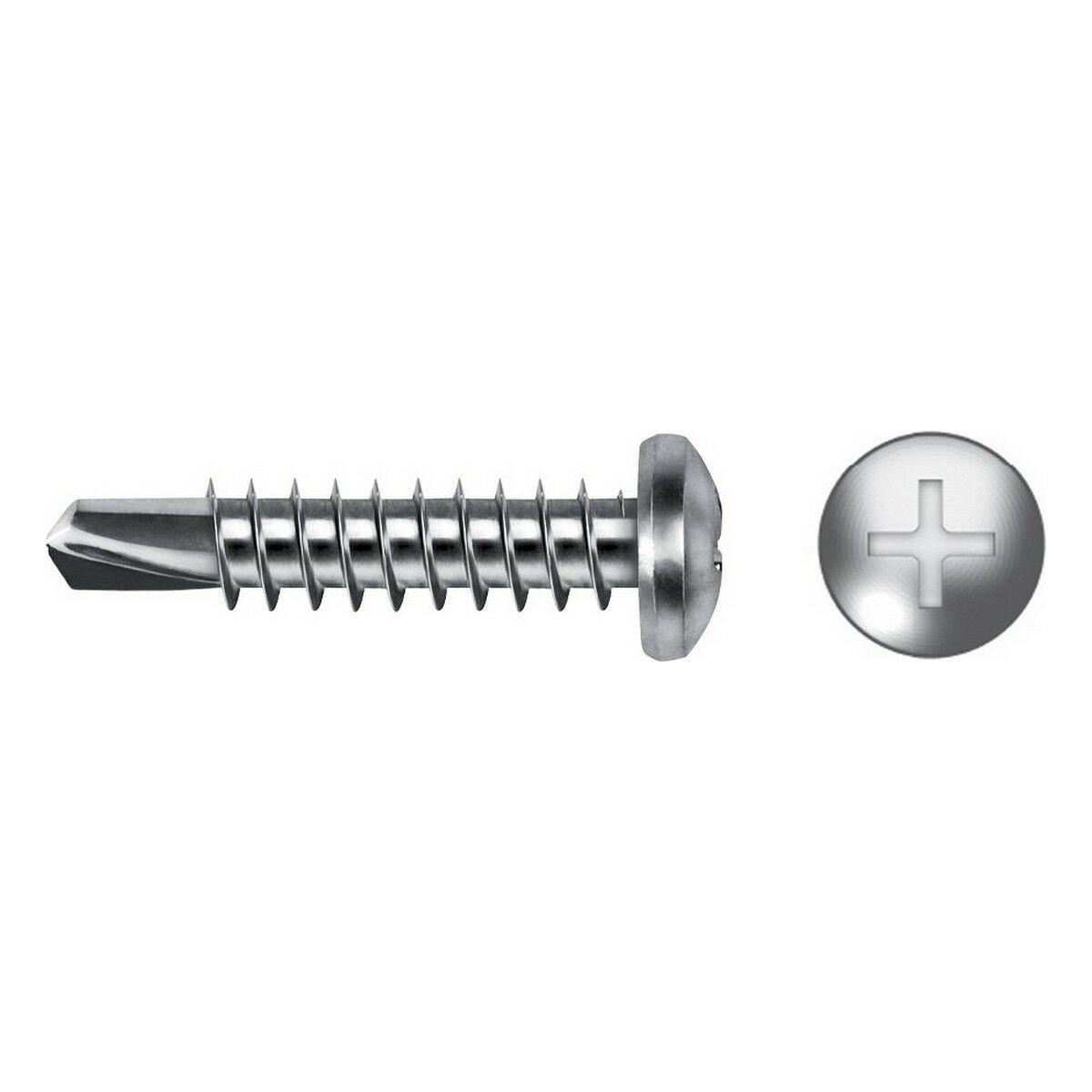 Vite autofilettante CELO 4,8 x 19 mm 250 Unità Zincato 2 S7903761_0