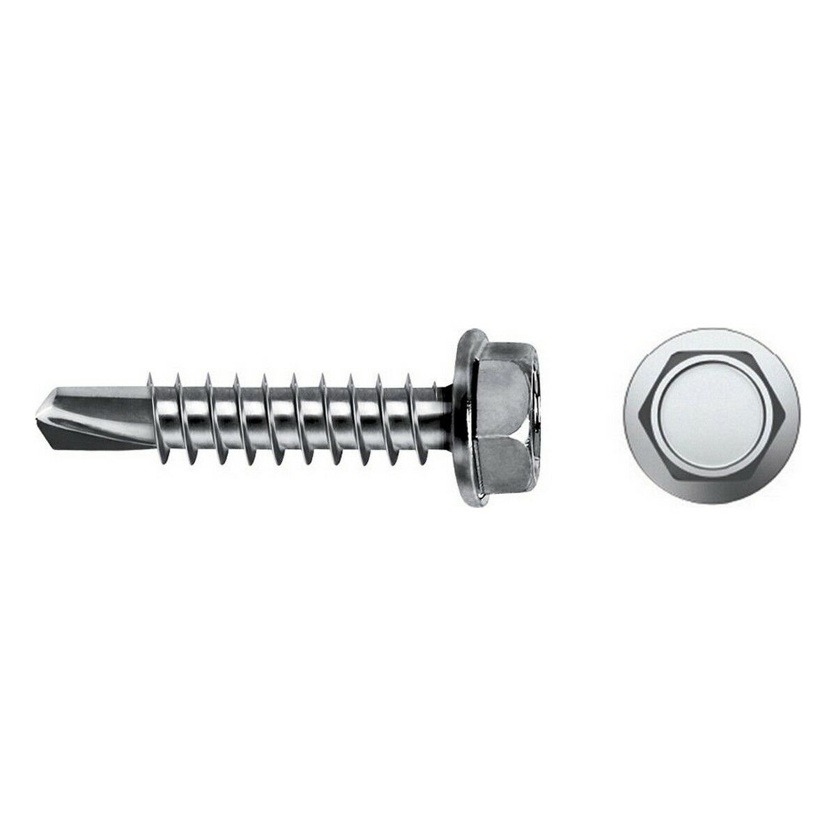Vite autofilettante CELO 6,3 x 63 mm Vite per lamiera 100 Unità Zincato 2 S7909148_0