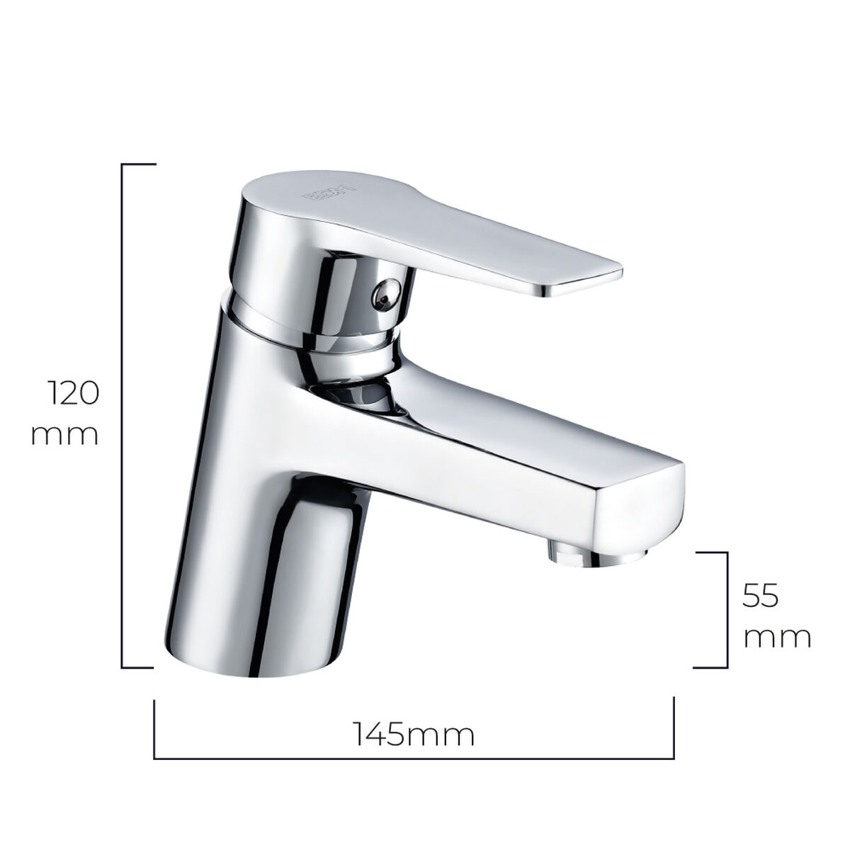 Rubinetto Monocomando EDM 01141 Altea Acciaio inossidabile Ottone Zinco 14,5 x 12 cm 3 S7903836_1