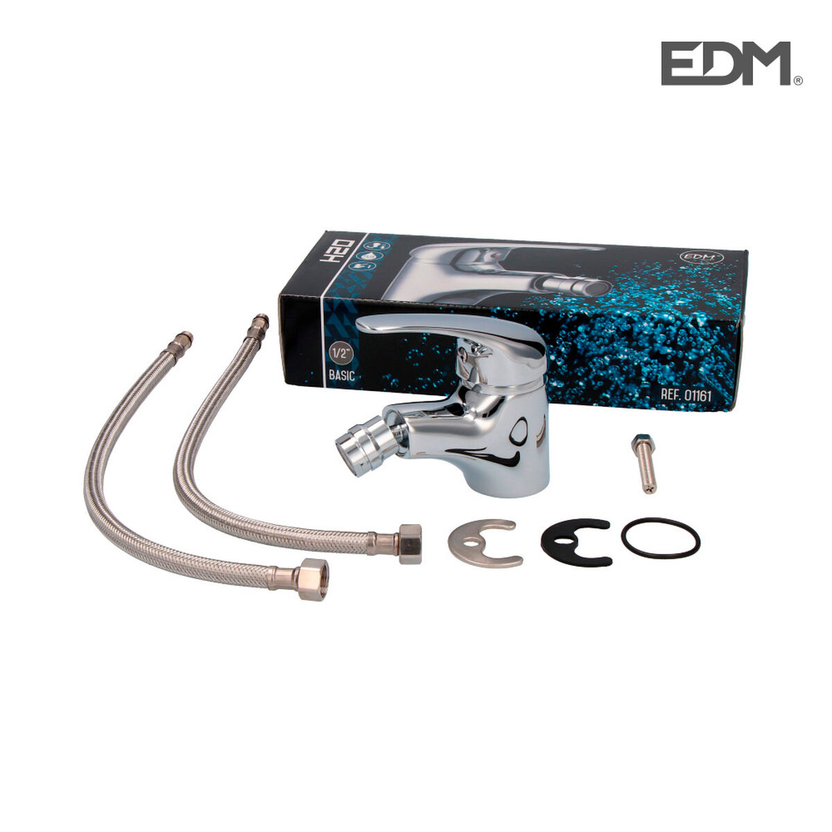 Rubinetto Monocomando EDM 01161 Acciaio inossidabile Ottone 4 S7902436_2