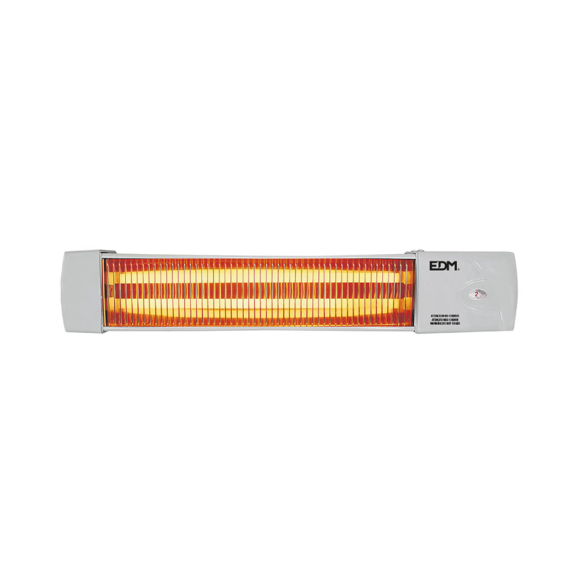 Stufetta al Quarzo EDM 07103 07103 Bianco Grigio 600-1200 W Bagni 3 S7914861_1