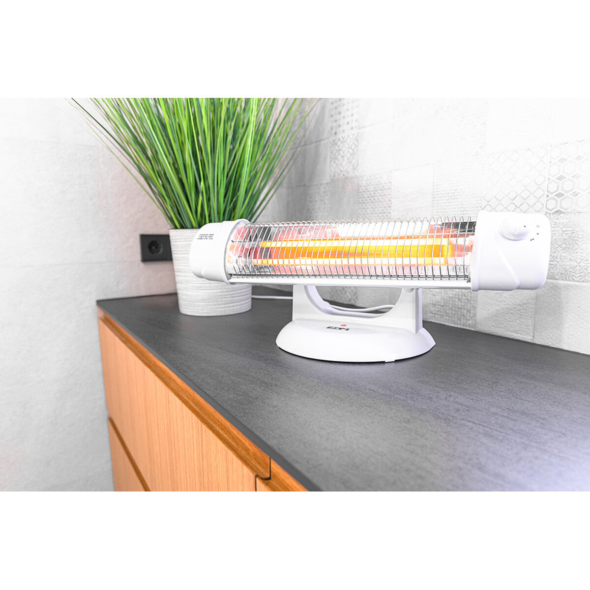 Stufetta al Quarzo EDM 07131 07131 Bianco 600-1200 W 5 S7914870_3