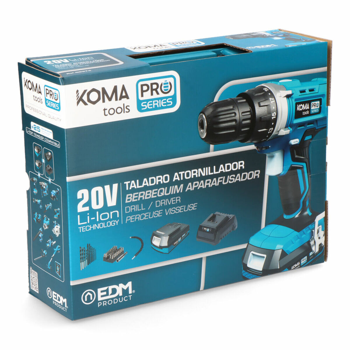 Set trapano e accessori Koma Tools Pro Series Cacciavite 40 Pezzi 7 S7920906_5