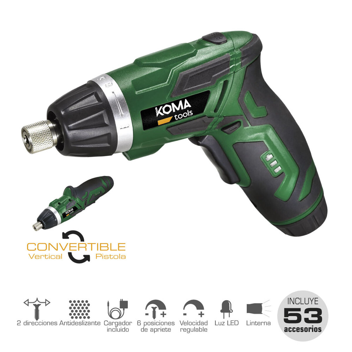 Cacciavite Koma Tools Reversibile 3,6 V 3 S7910094_1