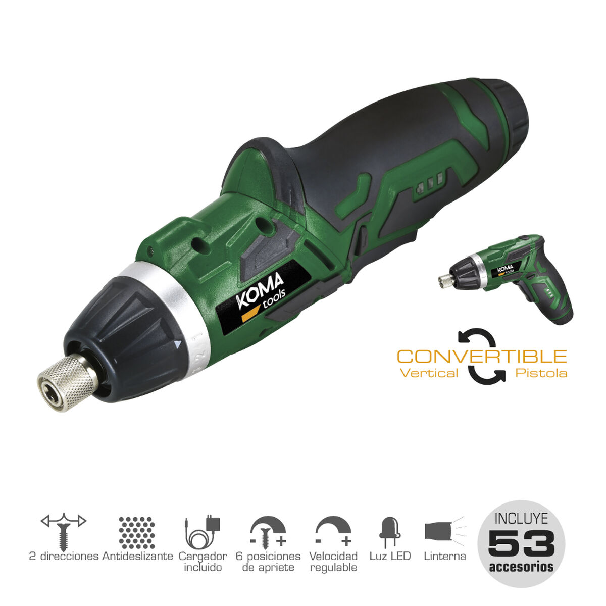 Cacciavite Koma Tools Reversibile 3,6 V 4 S7910094_2