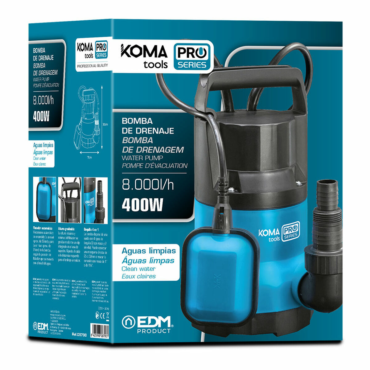 Pompa acqua Koma Tools RXZER23 400 W 7 S7908030_5