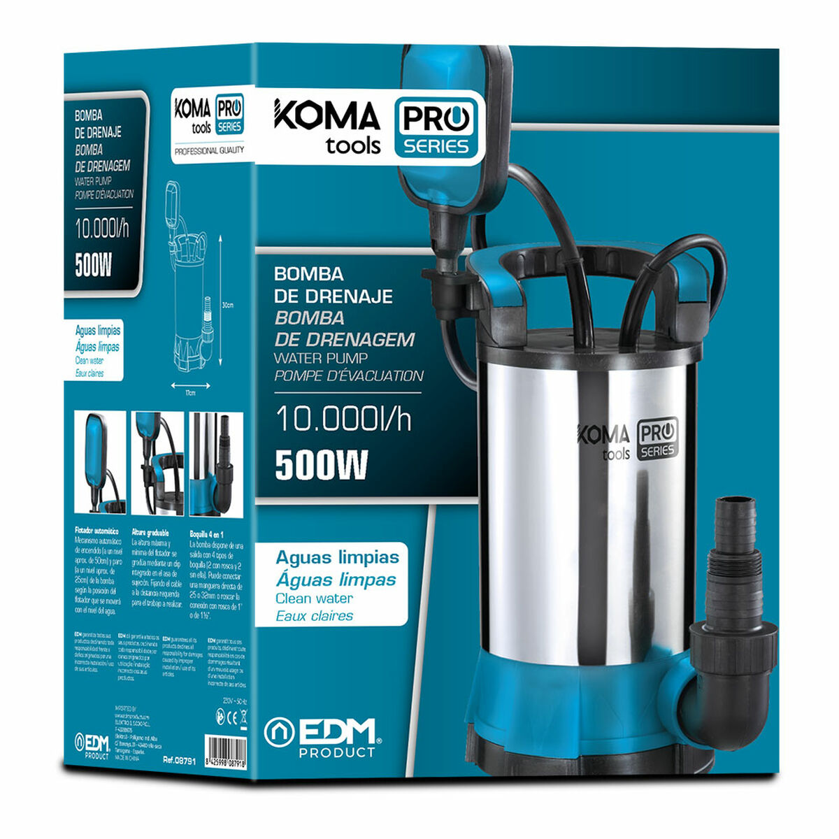 Pompa acqua Koma Tools 500 W 7 S7908031_5