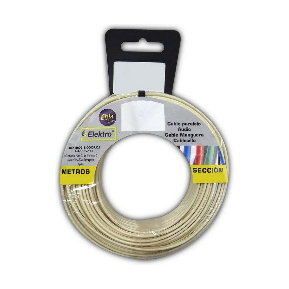 Cavo EDM 28080 Bianco Avorio 10 m 2 S7915167_0