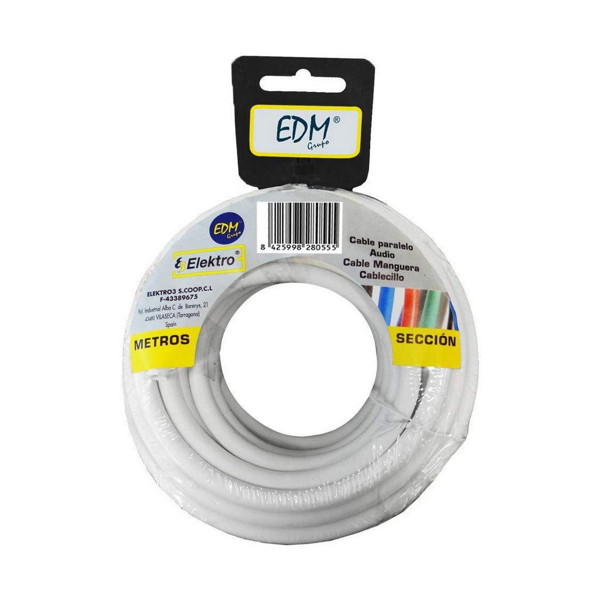 Cavo EDM 28154 Bianco 3 x 2,5 mm 20 m 2 S7915217_0