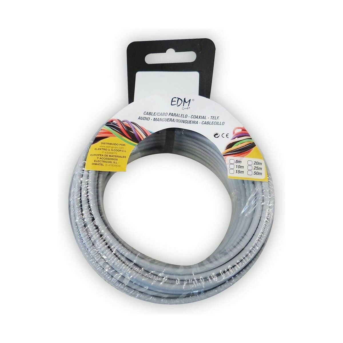 Cavo EDM 28409 Grigio 1,5 mm 10 m 2 S7915274_0