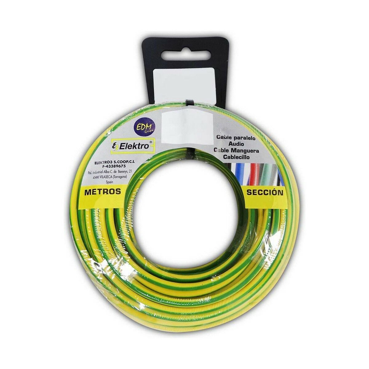 Cavo EDM 28483 Bicolore 4 mm 4 x 1,5 mm 5 m 2 S7915328_0