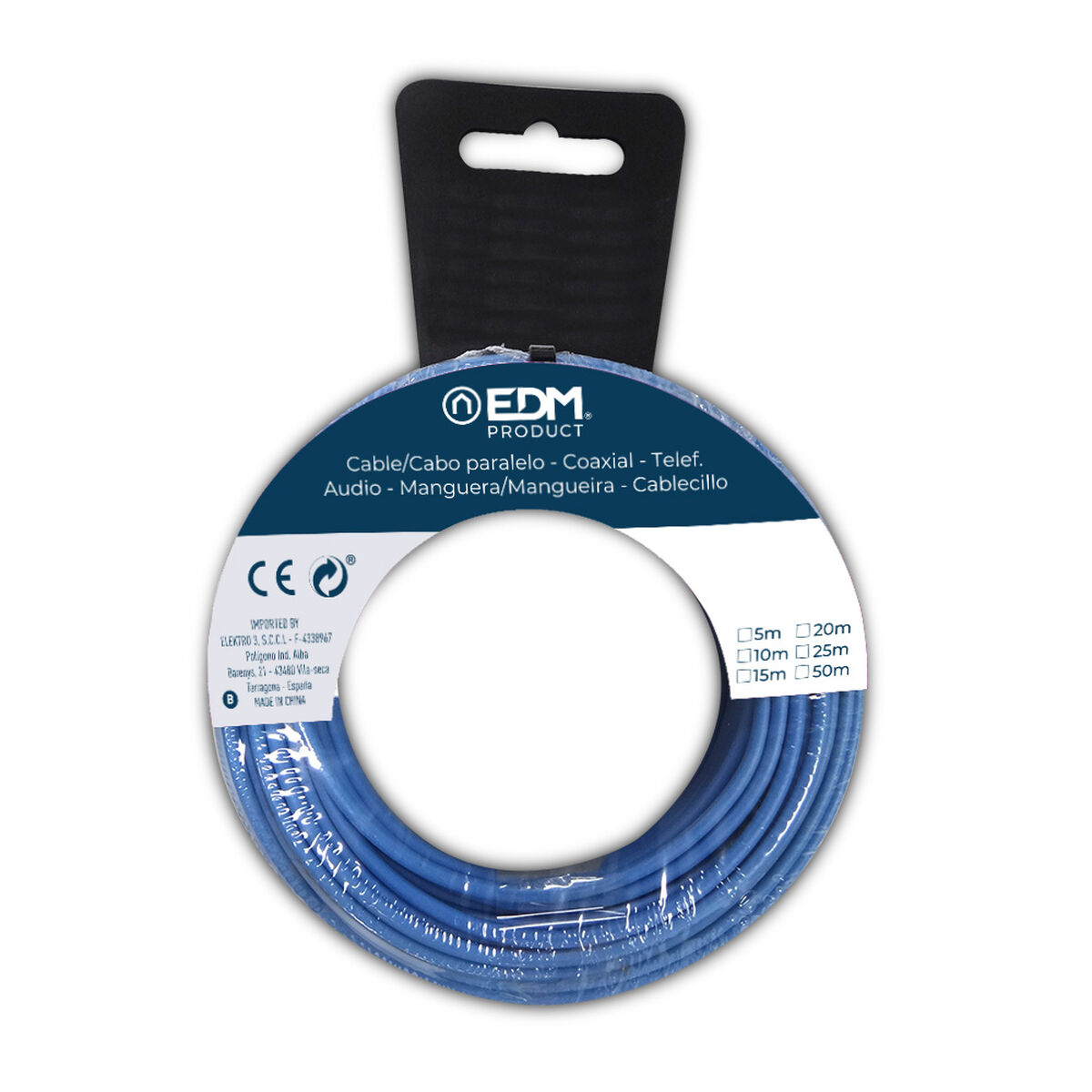 Cavo EDM 28600 Azzurro 6 mm 25 m 3 S7915353_1