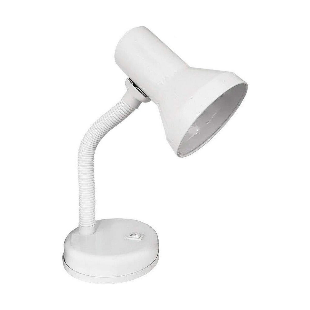 Lampada da scrivania EDM 30251 London Bianco Metallo 60 W 12,5 x 20 cm E27 Flexo/Lampada da scrivania 2 S7915374_0