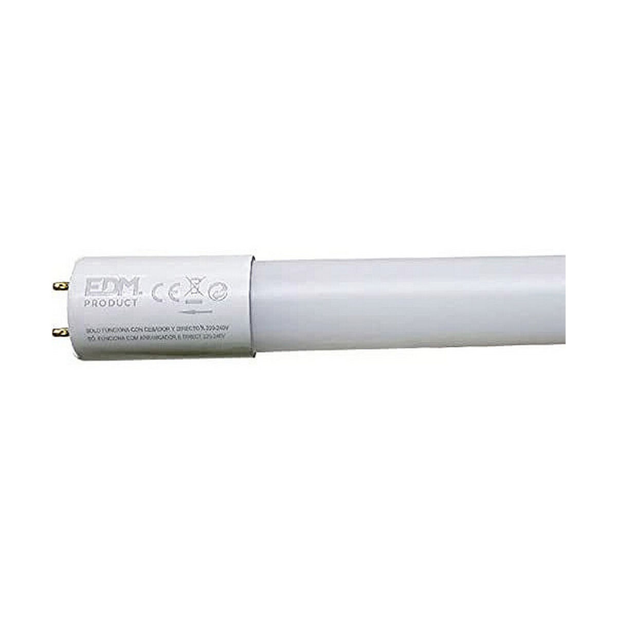 Tubo LED EDM 31198 F 18 W 36 W G13 T8 1500 lm Ø 2,6 x 120 cm (4000 K) 2 S7904578_0