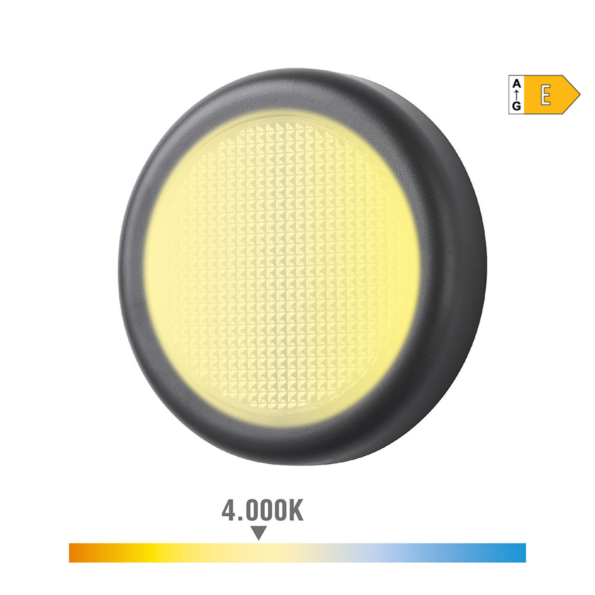 Applique LED EDM 32155 Nero Plastica E 6 W 450 lm (4000 K) 4 S7906540_2