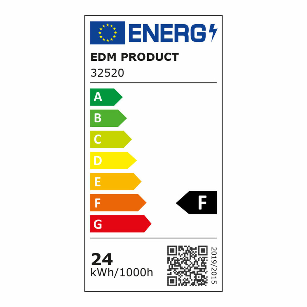 Applique LED EDM Alluminio Polimero 24 W 220-240 V 38 x 6,6 cm 5 S7901623_3
