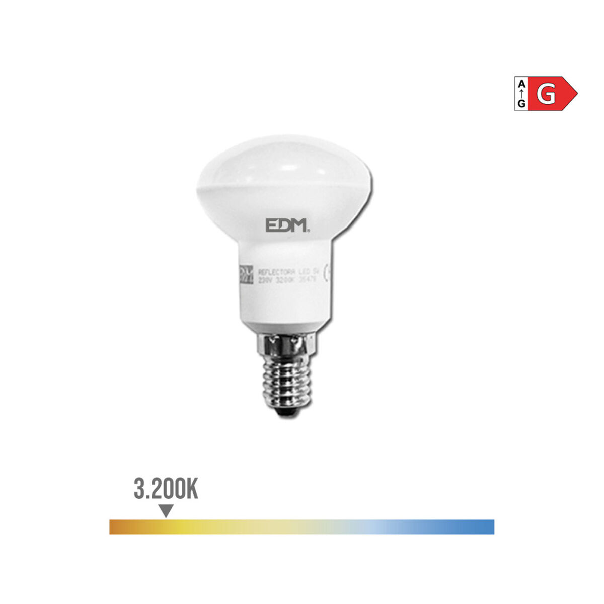 Lampadina LED EDM 35478 G 5 W 32 W E14 350 lm Ø 4,5 x 8 cm Riflettore (3200 K) 4 S7915615_2