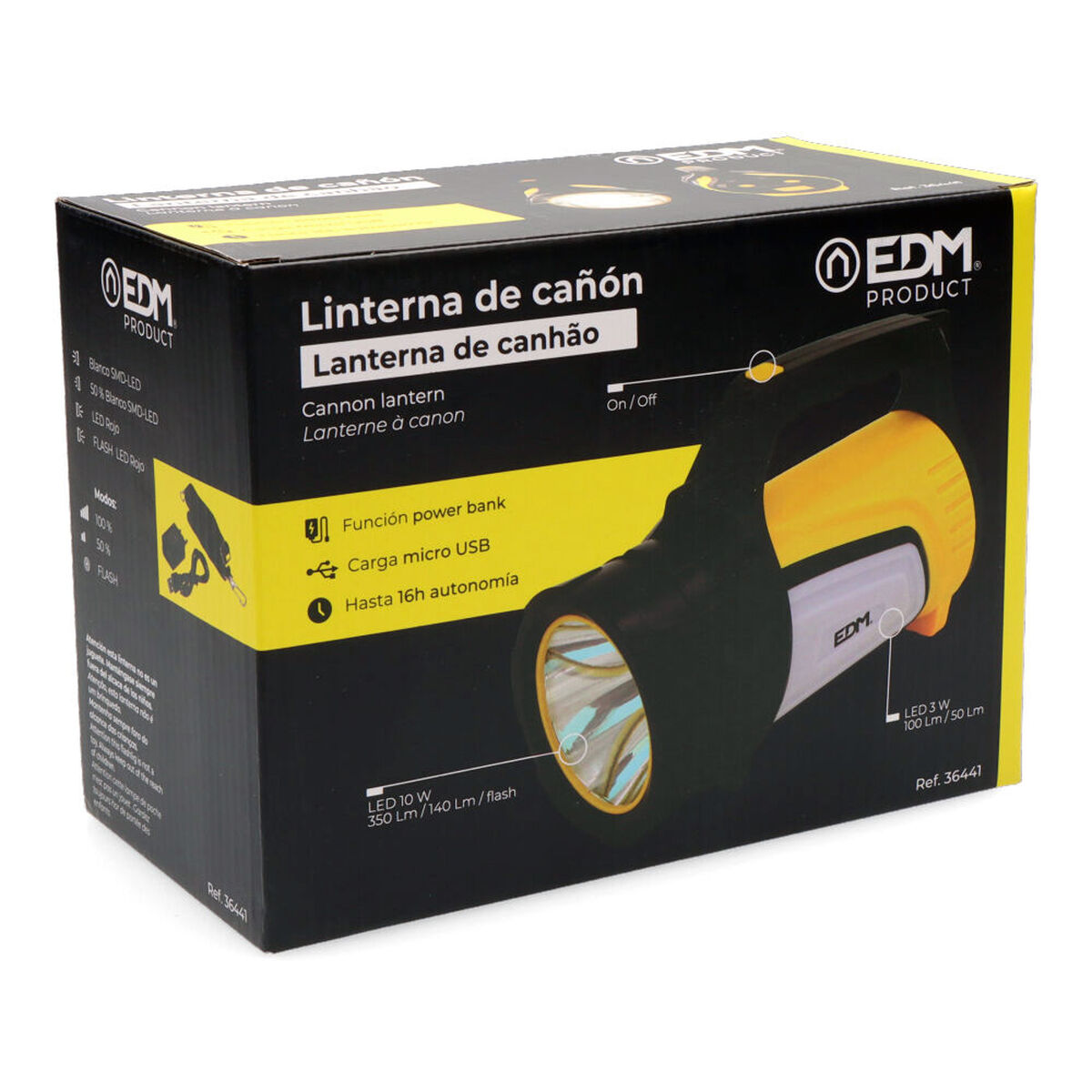 Torcia EDM 36441 2100 W 10 W 350 lm 6 S7904447_4