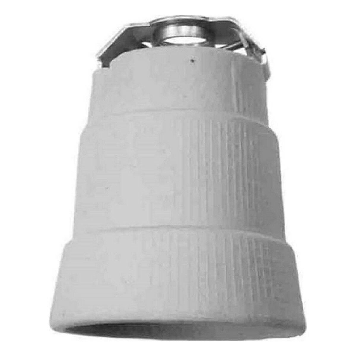 Portalampada Solera Porcellana Bianco 250 V 2 S7915829_0