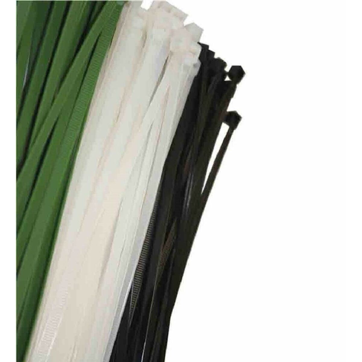 Fascette in Nylon EDM 48322 Verde 380 x 4,8 mm (100 Unità) 2 S7916018_0
