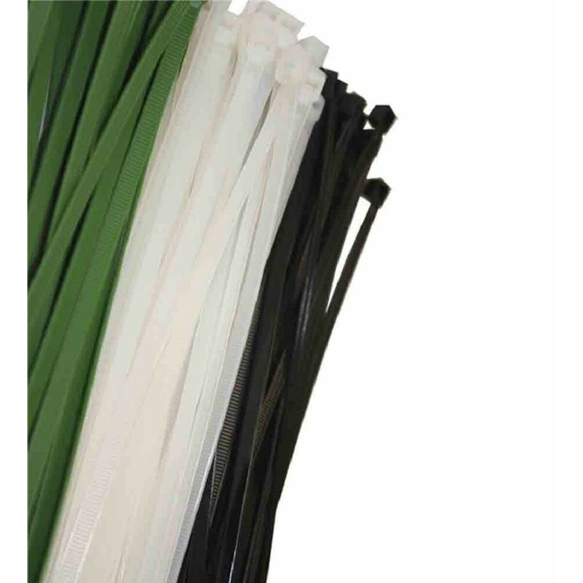 Fascette in Nylon EDM 48403 Nero 300 x 4,8 mm (100 Unità) 2 S7916023_0
