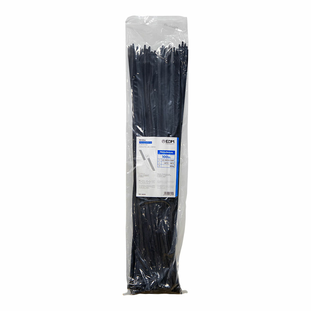 Fascette in Nylon EDM 48414 Nero 550 x 8 mm (100 Unità) 5 S7922624_3