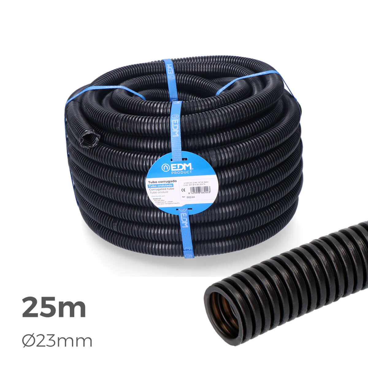 Ondulato EDM 66264 Ø 32 mm Tubo Interno (25 m) (1 Unità) 3 S7916356_1