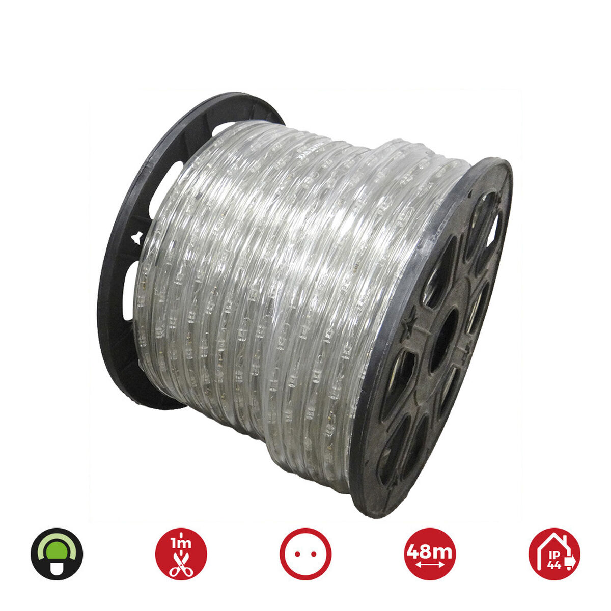 Tubo LED EDM 72715 flexiLED Verde 1,4 W x 1 m 48 m 2 vie 4 S7925312_2
