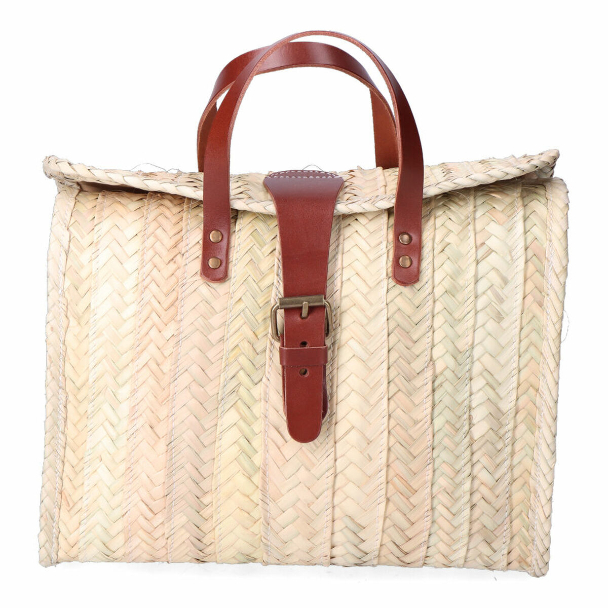 Valigetta EDM Milan 32 x 26 cm Foglia di palma Fibbia Pelle 3 S7922591_1