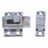 Chiavistello per porta EDM 85083 nichel Acciaio 20 mm Barretta per capelli 1 S7900728_0