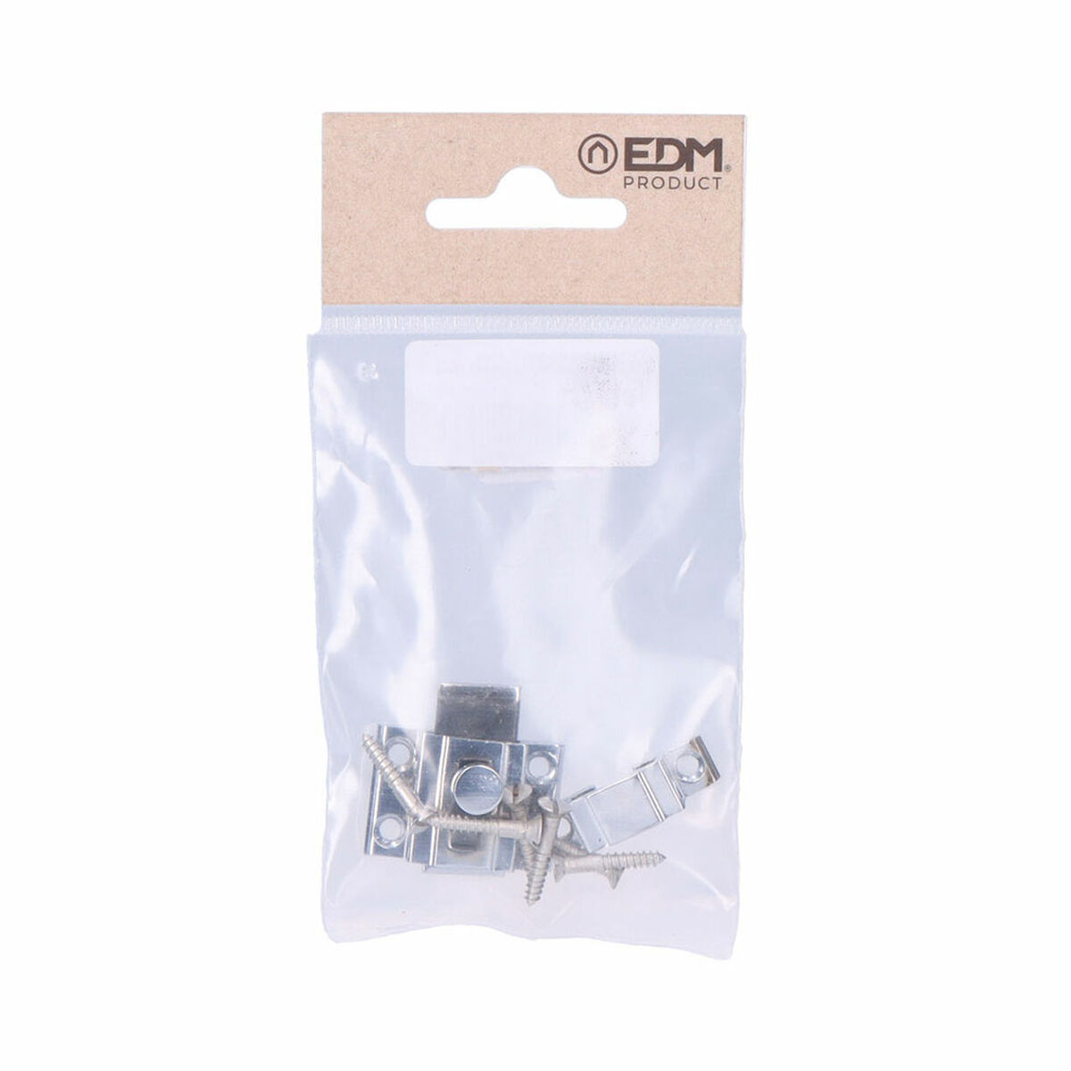 Chiavistello per porta EDM 85083 nichel Acciaio 20 mm Barretta per capelli 3 S7900728_1