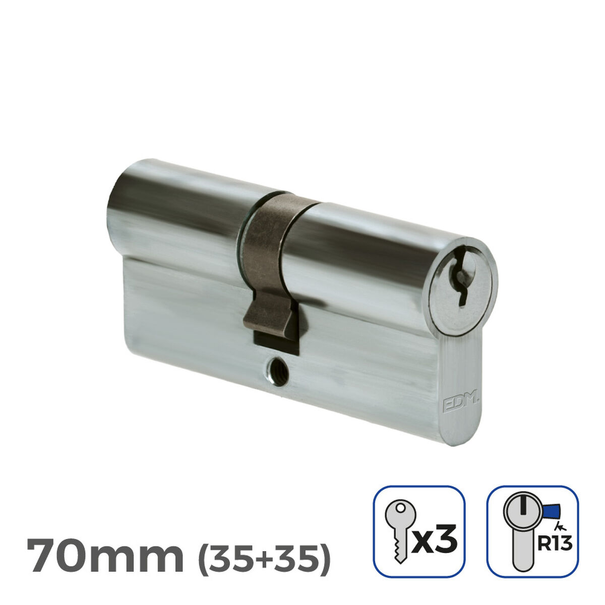 Cilindro EDM 85179 r13 nichel Leva corta Europeo 3 S7905204_1