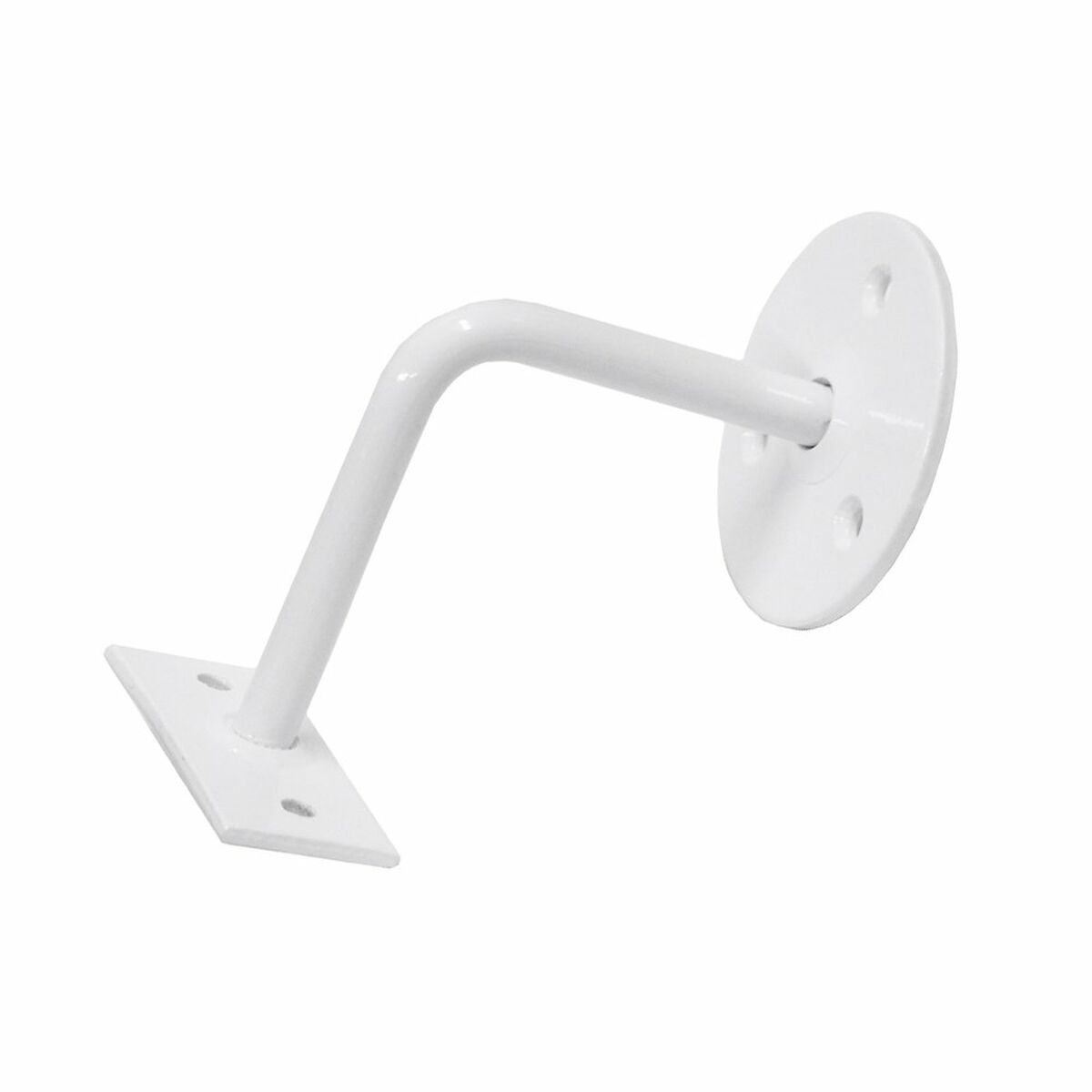 Supporto per Ringhiera EDM 85592 Bianco Acciaio 3 viti 2 S7901818_0