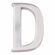 Lettera EDM 85628 D Argento nichel 10 cm 1 S7917664_0