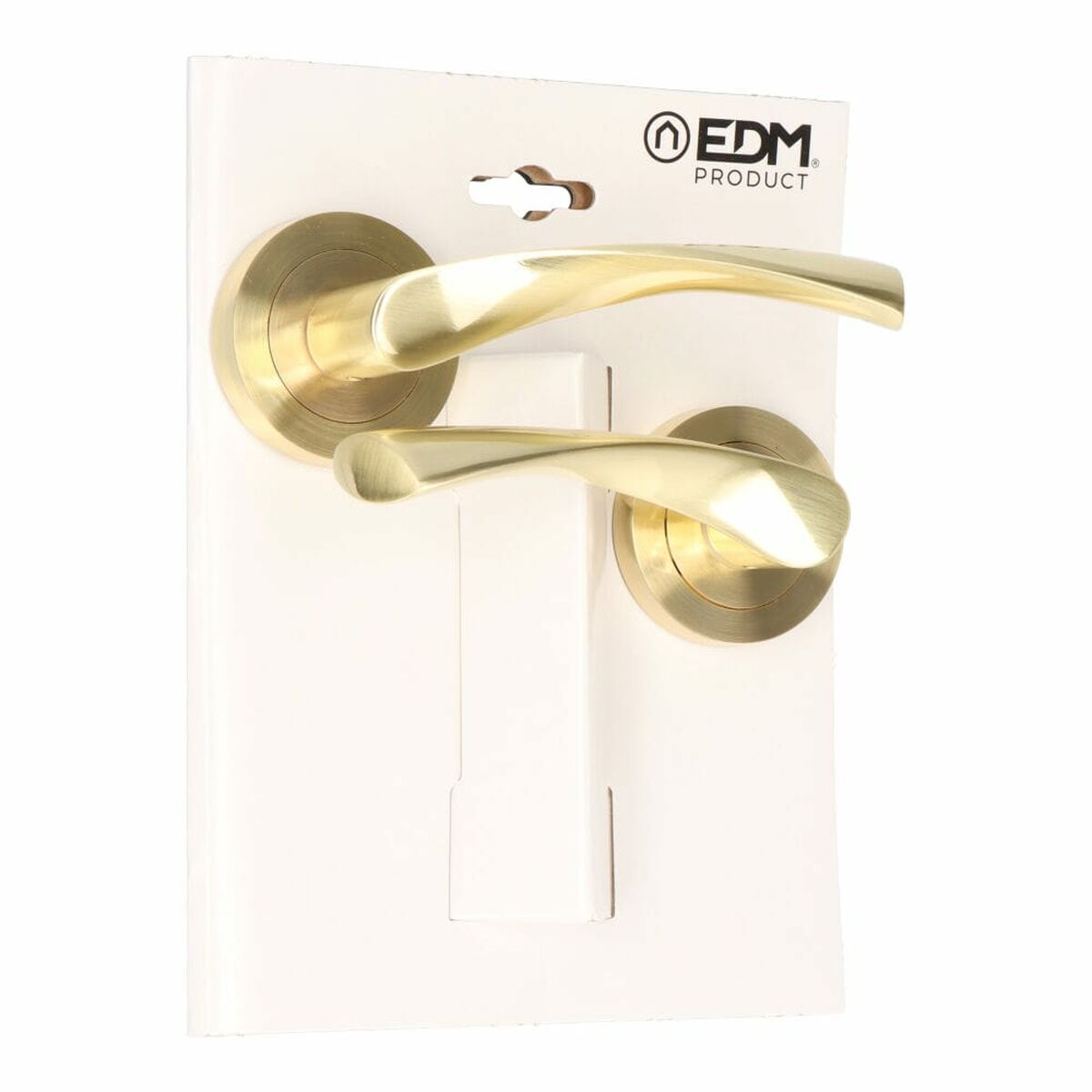 Set di Maniglie EDM 86031 707 Alluminio Ø 6,5 x 12 cm Ottone Dorato 3 S7927542_1