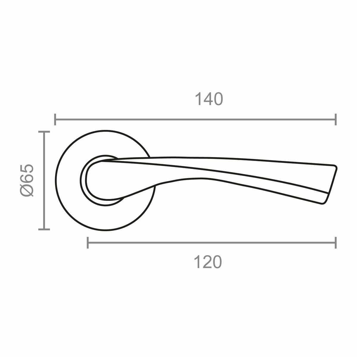 Set di Maniglie EDM 86033 707 Alluminio Ø 6,5 x 12 cm 5 S7927544_3