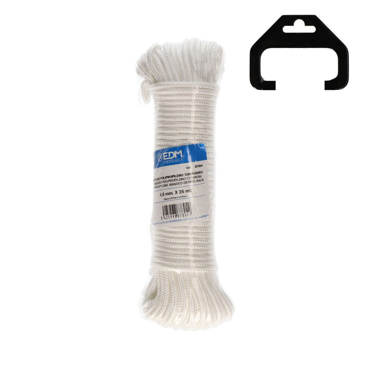 Corda intrecciata EDM 87804 Bianco polipropilene 4,5 mm x 25 m 3 S7903529_1