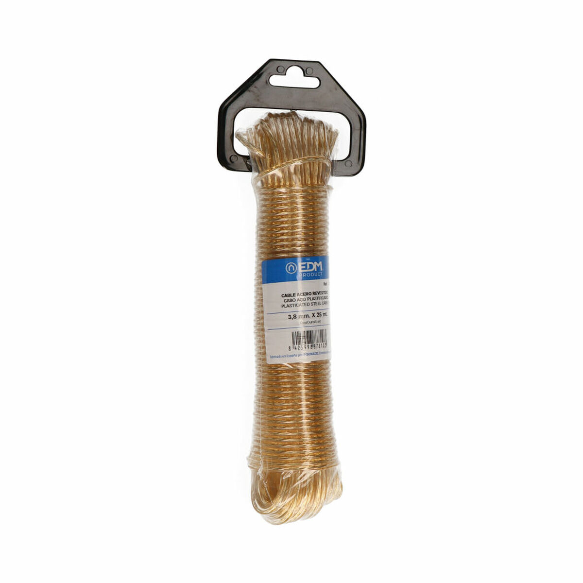 Corda di cavo EDM 87810 Oro Dorato Acciaio 3,8 mm x 25 m 3 S7903535_1