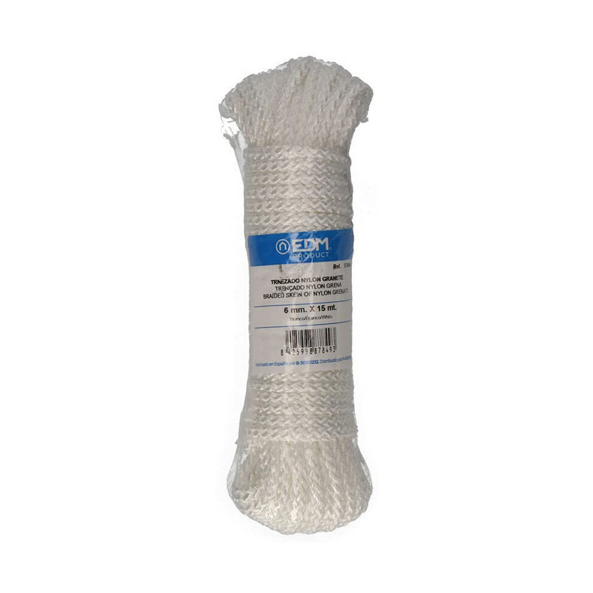 Corda intrecciata EDM 87849 Bianco Nylon 15 m 2 S7904326_0