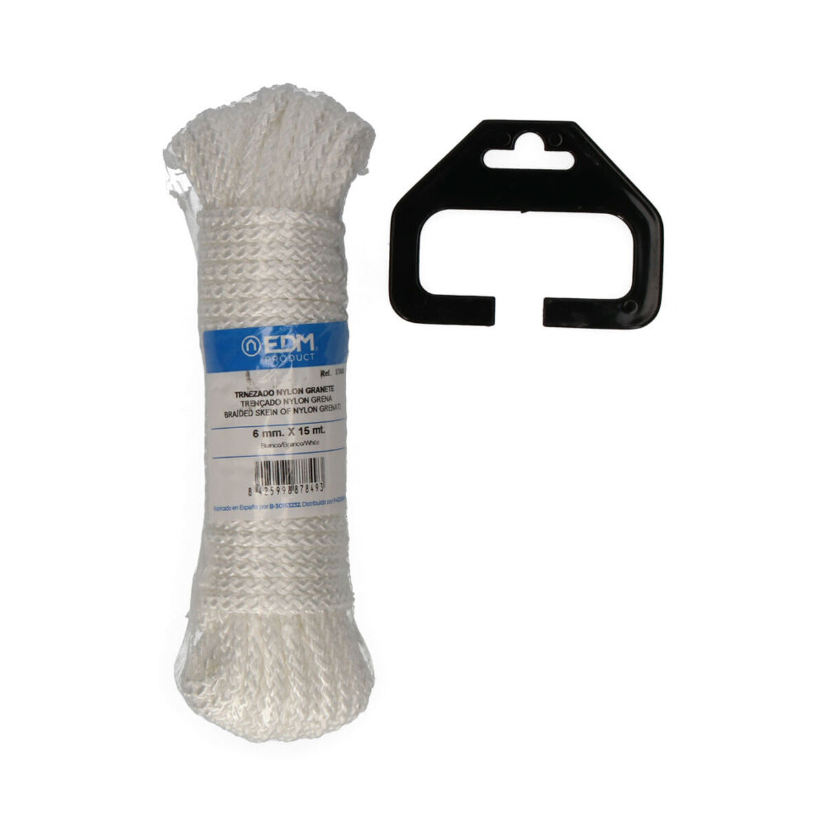 Corda intrecciata EDM 87849 Bianco Nylon 15 m 3 S7904326_1