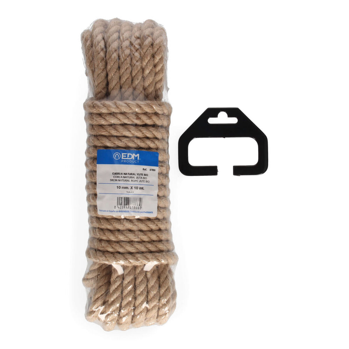 Corda intrecciata EDM 87866 Naturale Juta 10 m 3 S7909510_1