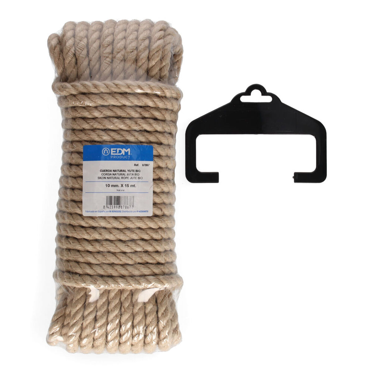 Corda intrecciata EDM 87867 Naturale Juta 15 m 3 S7909511_1