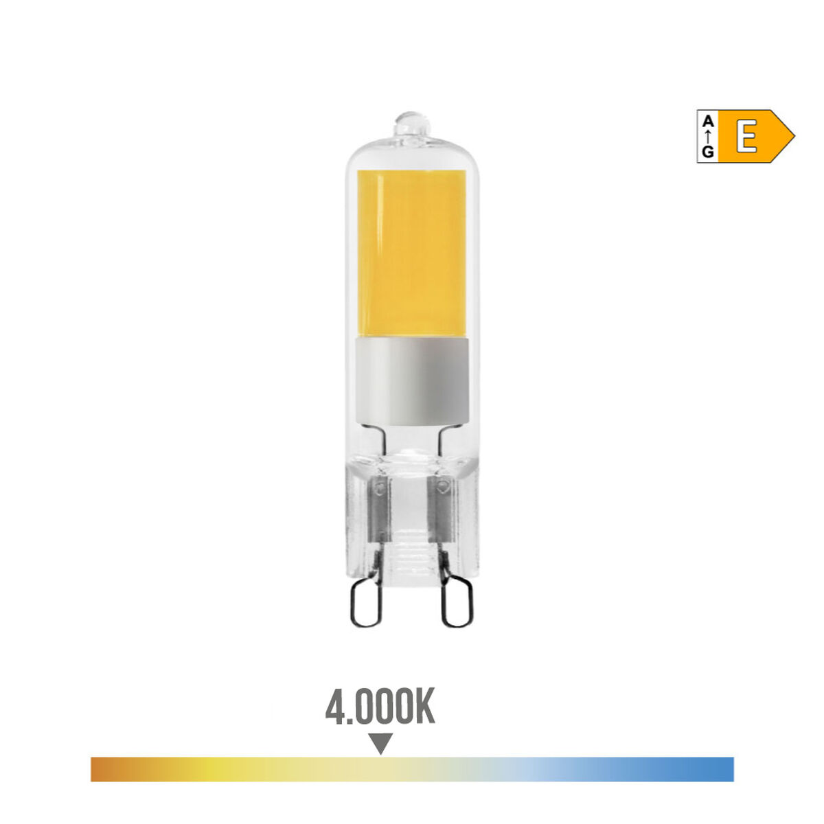 Lampadina LED EDM 98211 E 5 W 46 W G9 575 Lm Ø 1,43 x 6,45 cm (4000 K) 4 S7914075_2